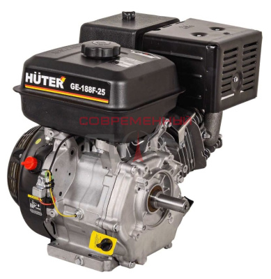 Двигатель HUTER бензиновый GE-188F-25 70/15/4